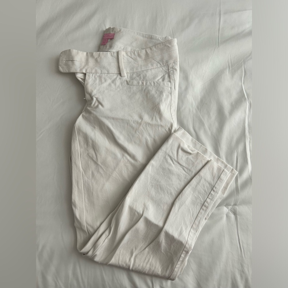 Lilly Pulitzer white pants. Size 4